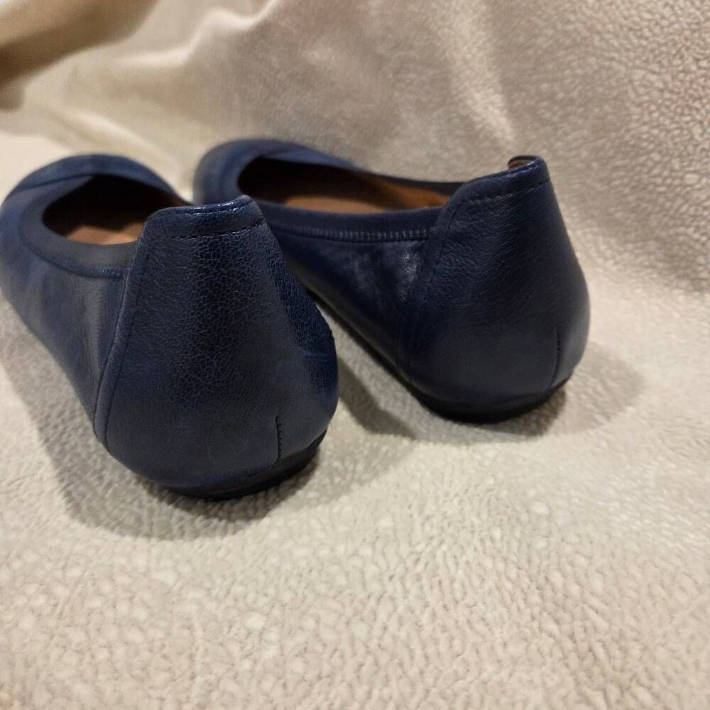 Vionic Caroll leather ballet flats, Navy blue size 8.5 - Picture 5 of 9